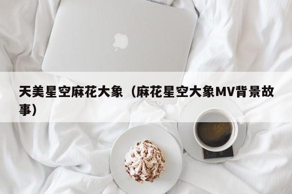 天美星空麻花大象（麻花星空大象MV背景故事）